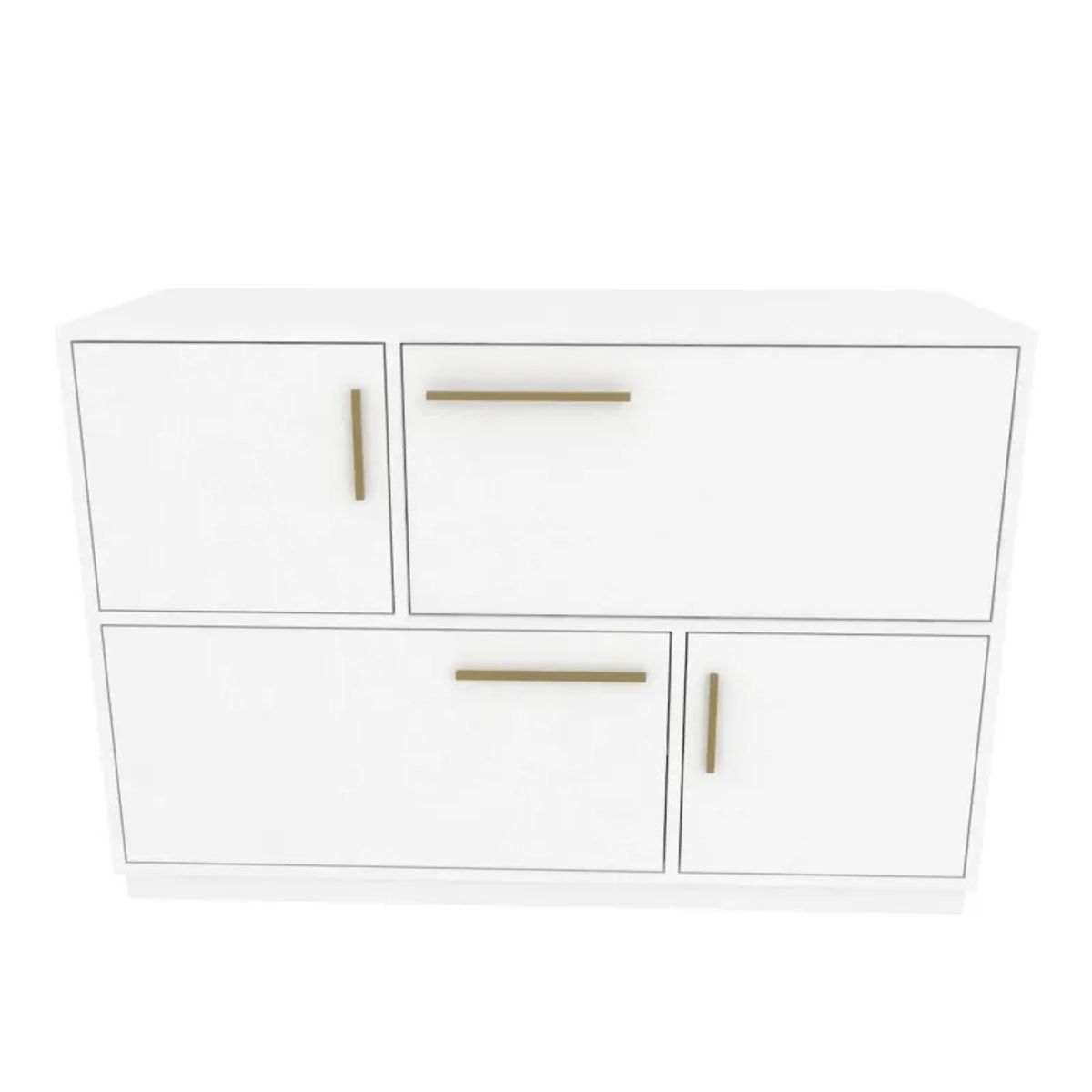 STARHOME - Arrimo Recibidor Consola Miralva Blanco 110 cm