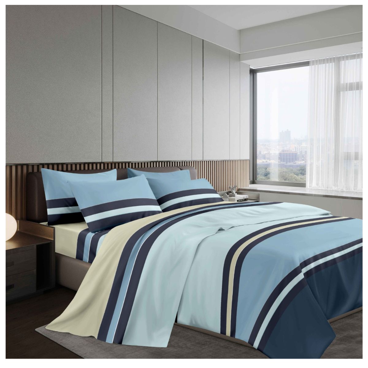 GOLDSUN - JUEGO DE SÁBANAS DE 2 PLAZAS GOLDSUN