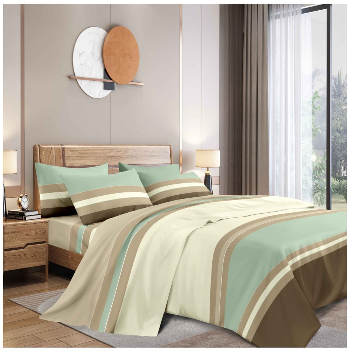 GOLDSUN - JUEGO DE SÁBANAS DE 2 PLAZAS GOLDSUN