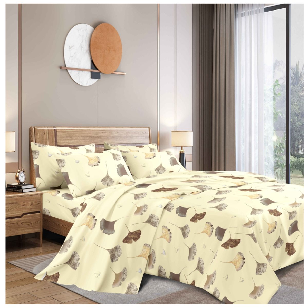 GOLDSUN - JUEGO DE SÁBANAS DE 2 PLAZAS GOLDSUN