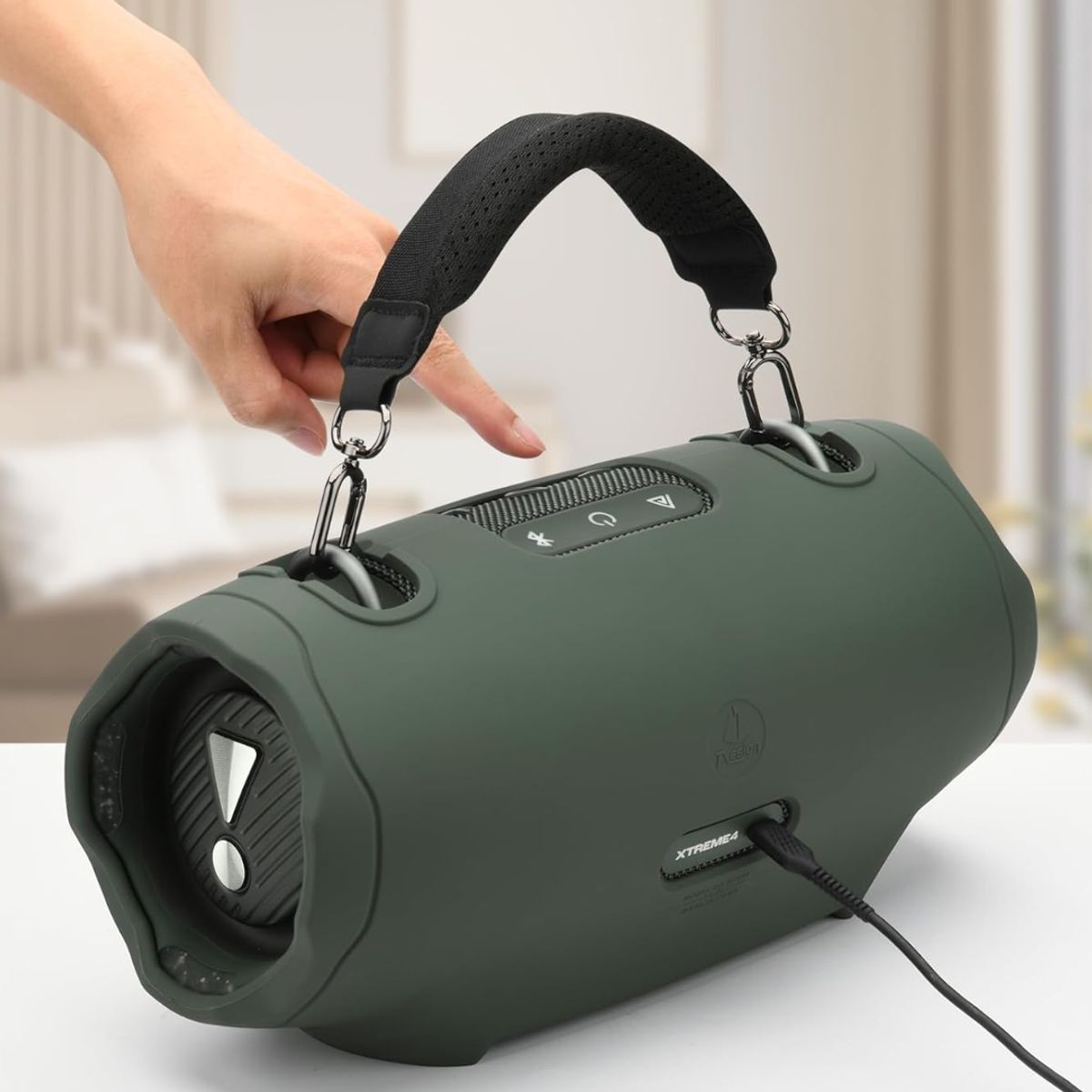 GENERICO - Funda de Silicona Para Parlante JBL Xtreme 4 VERDE