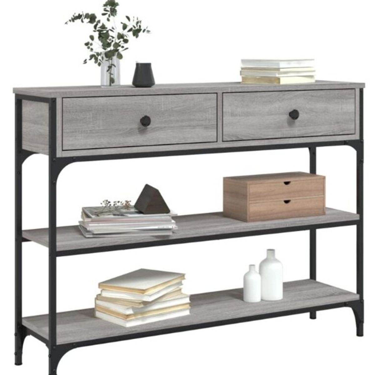 STARHOME - Arrimo Recibidor Consola Dormael Gris 110 cm