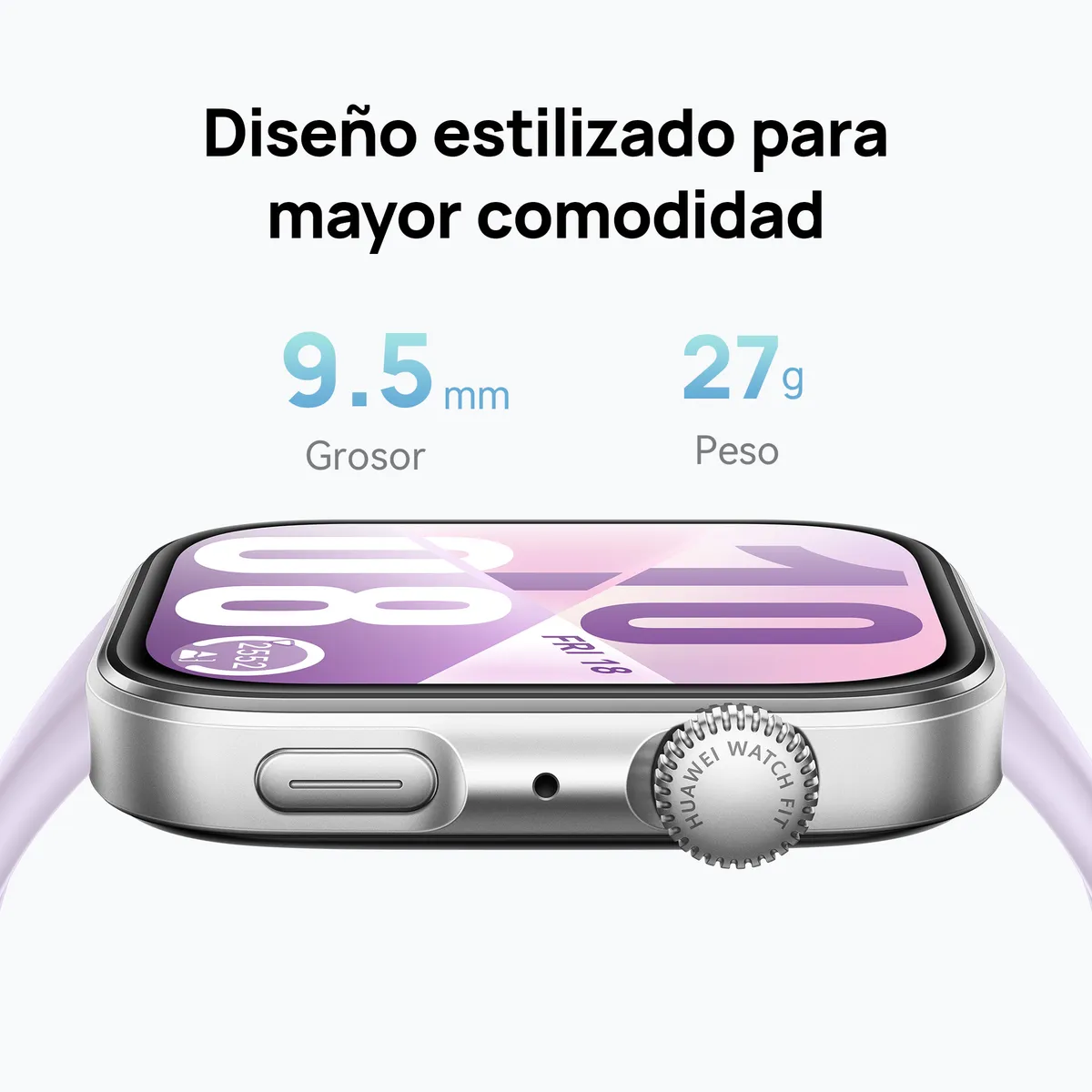 HUAWEI - Smartwatch HUAWEI Watch Fit 4 Morado - GPS - Android & IOS