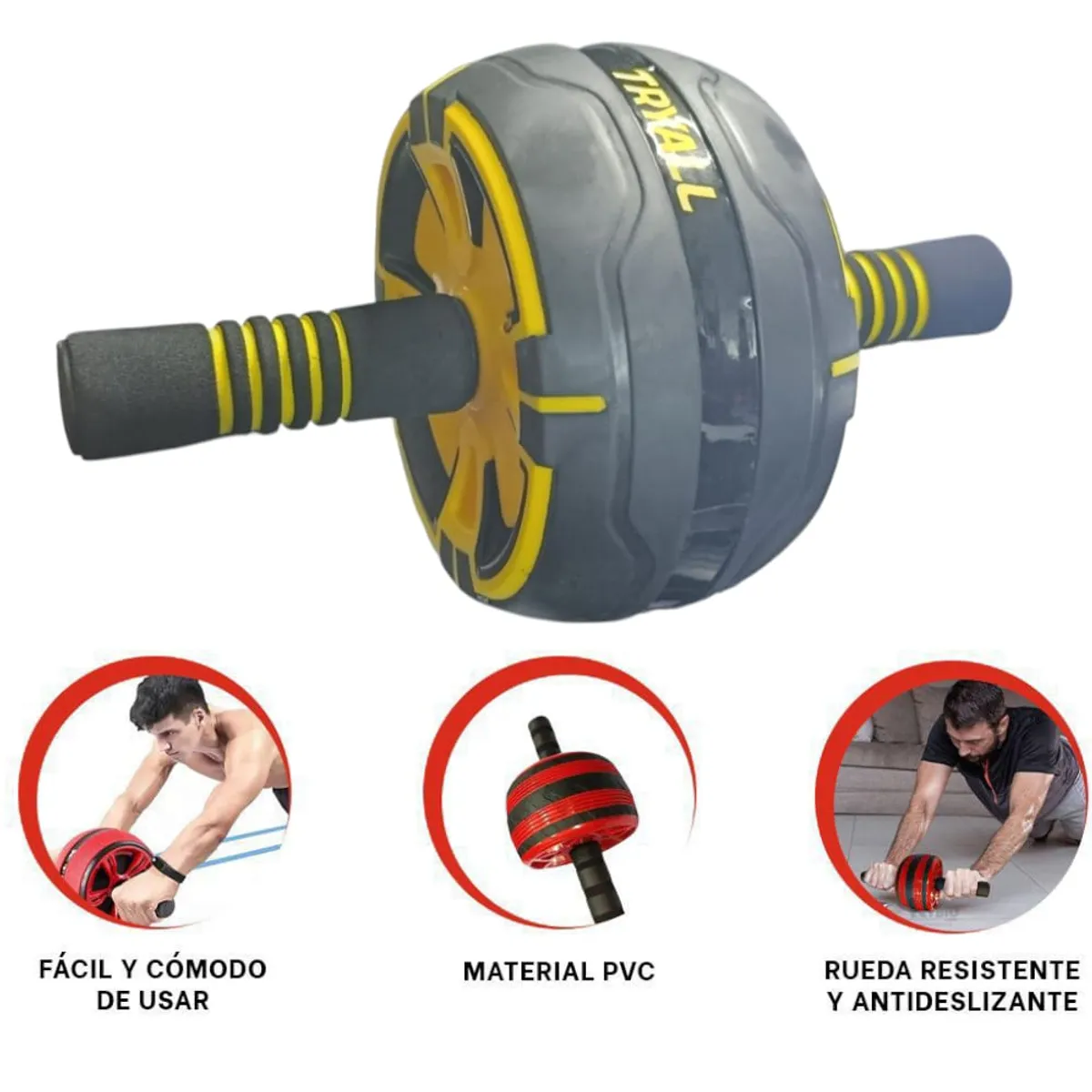 OEM - Rueda Abdominal AB Wheel Rodillo Brazo Cintura