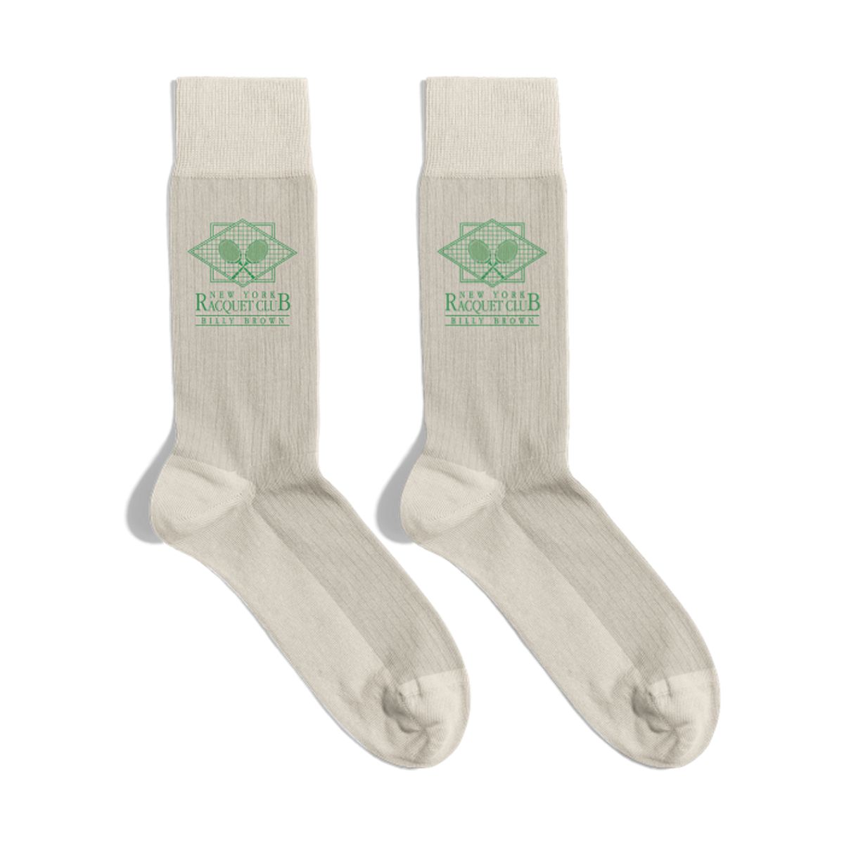 BILLY BROWN - Medias Tennis Club  Coloridos con Diseño, Unisex, 1 Par