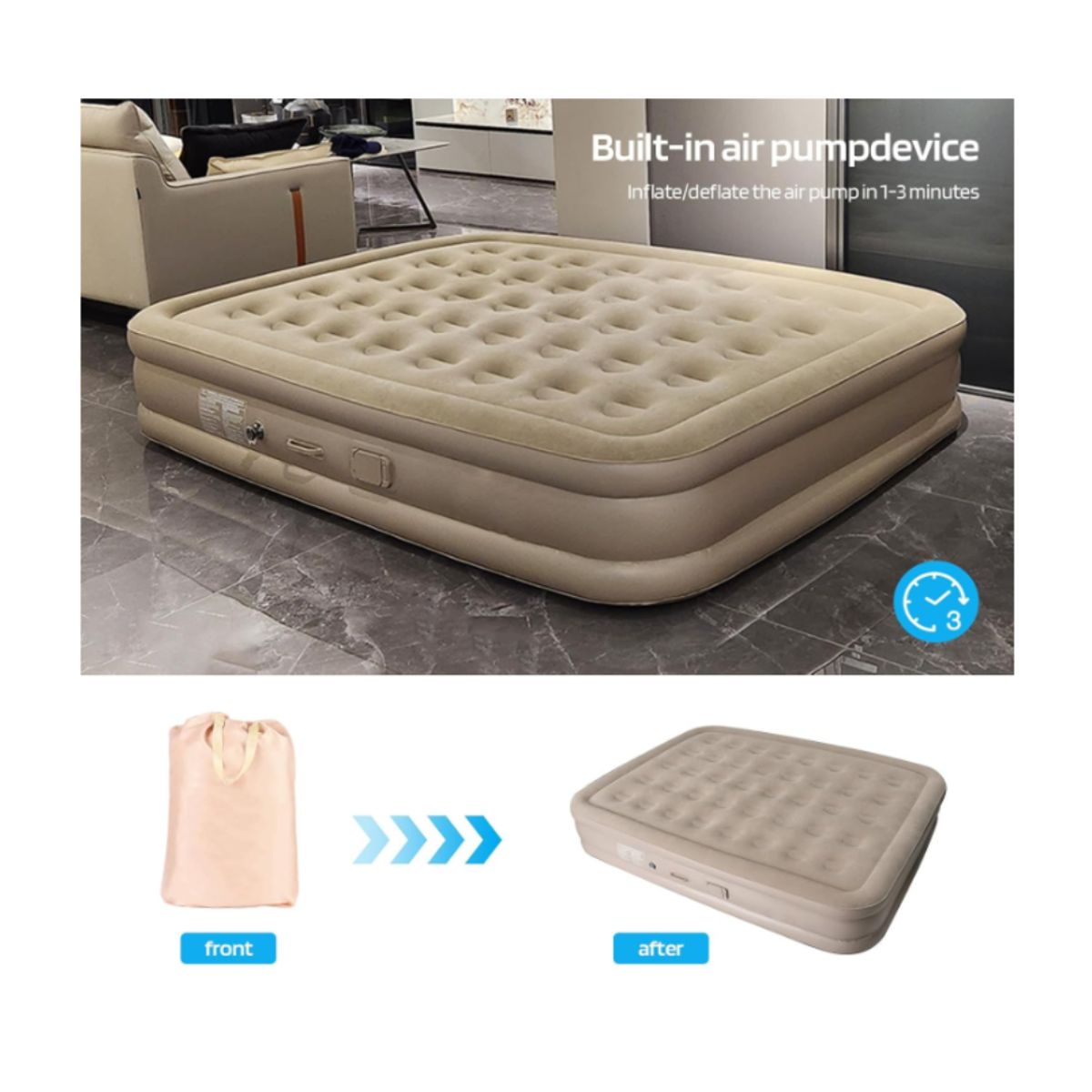 GENERICO - COLCHON DE AIRE INFLABLE