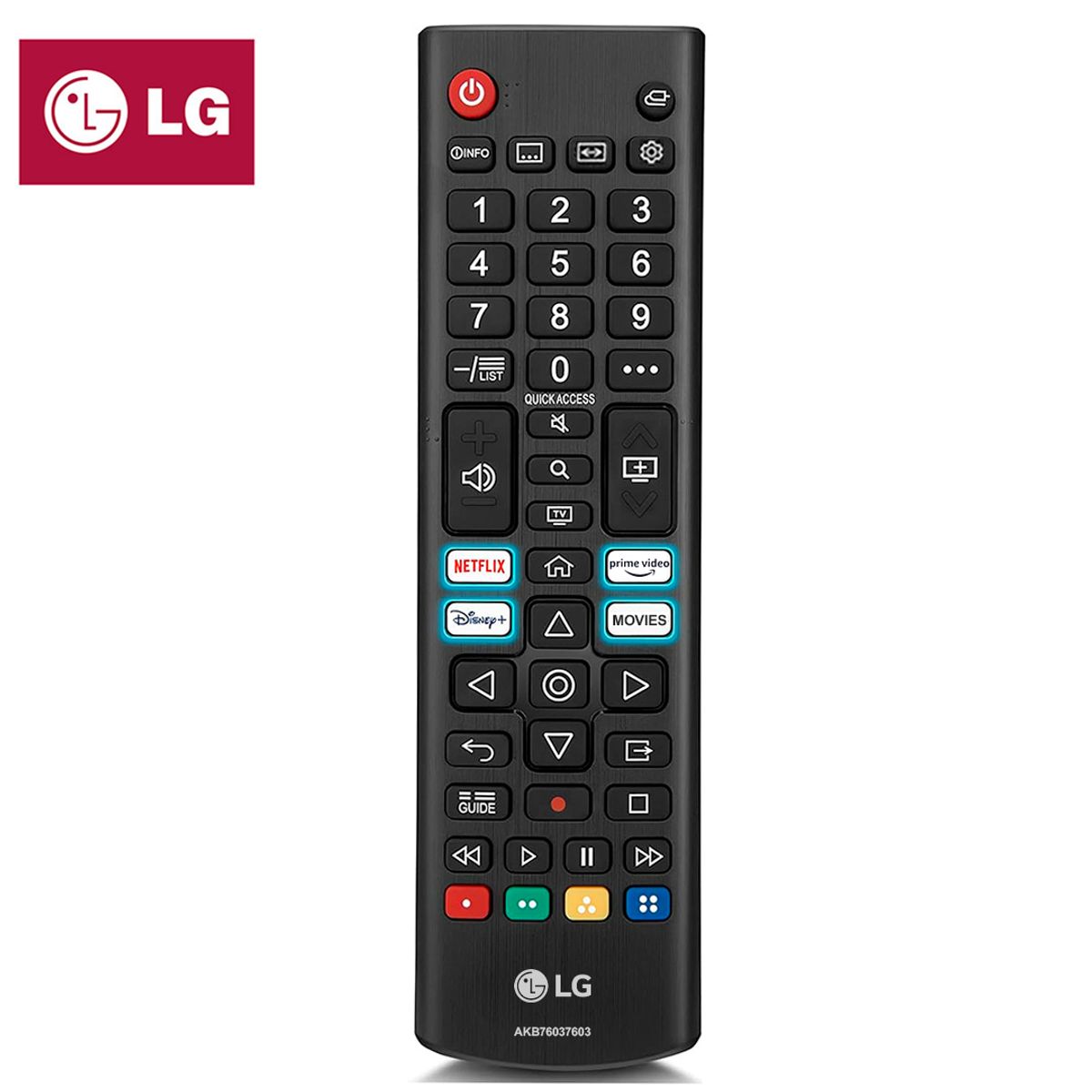 LG - Control Remoto Original LG Akb76037603 Para Smart Tv 4k