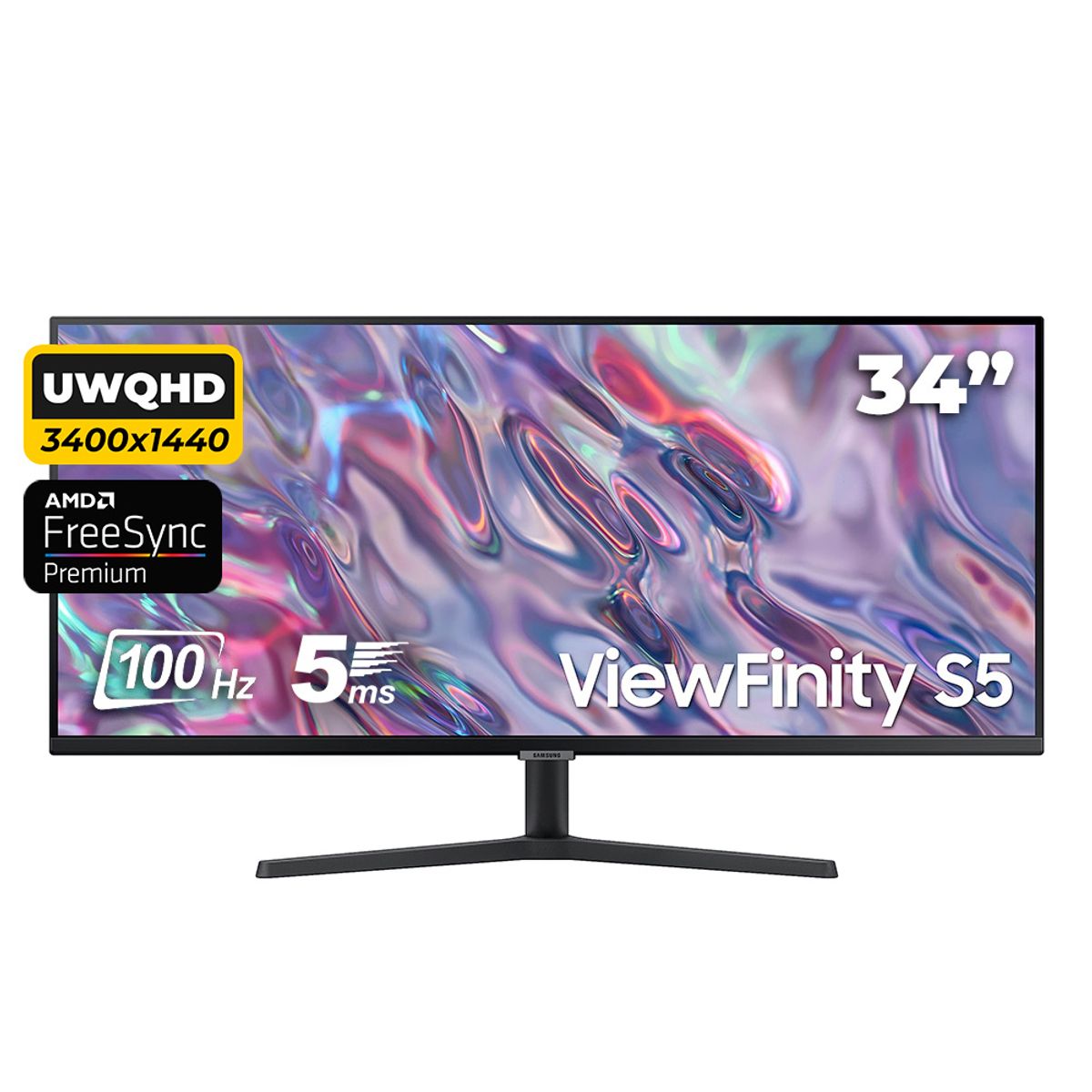 SAMSUNG - MONITOR SAMSUNG VIEWFINITY S5 34C500 34 LCD VA ULTRA-WQHD 3440X1440