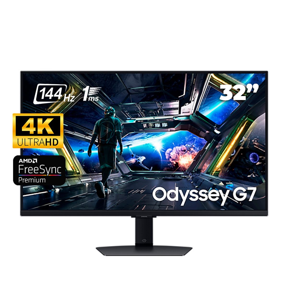 SAMSUNG - MONITOR GAMING SAMSUNG LS32DG700ELXPE 32 UHD 4K FAST IPS