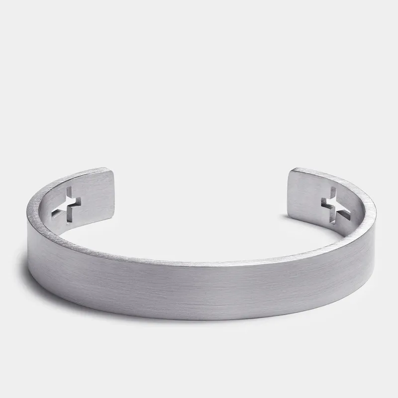 GENERICO - Pulsera hombre ELEGATTO Stavros plateado
