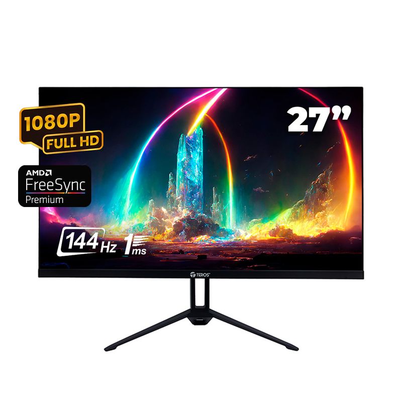 TEROS - MONITOR TEROS TE-2714S 27 FHD IPS 144HZ SPEAKERS