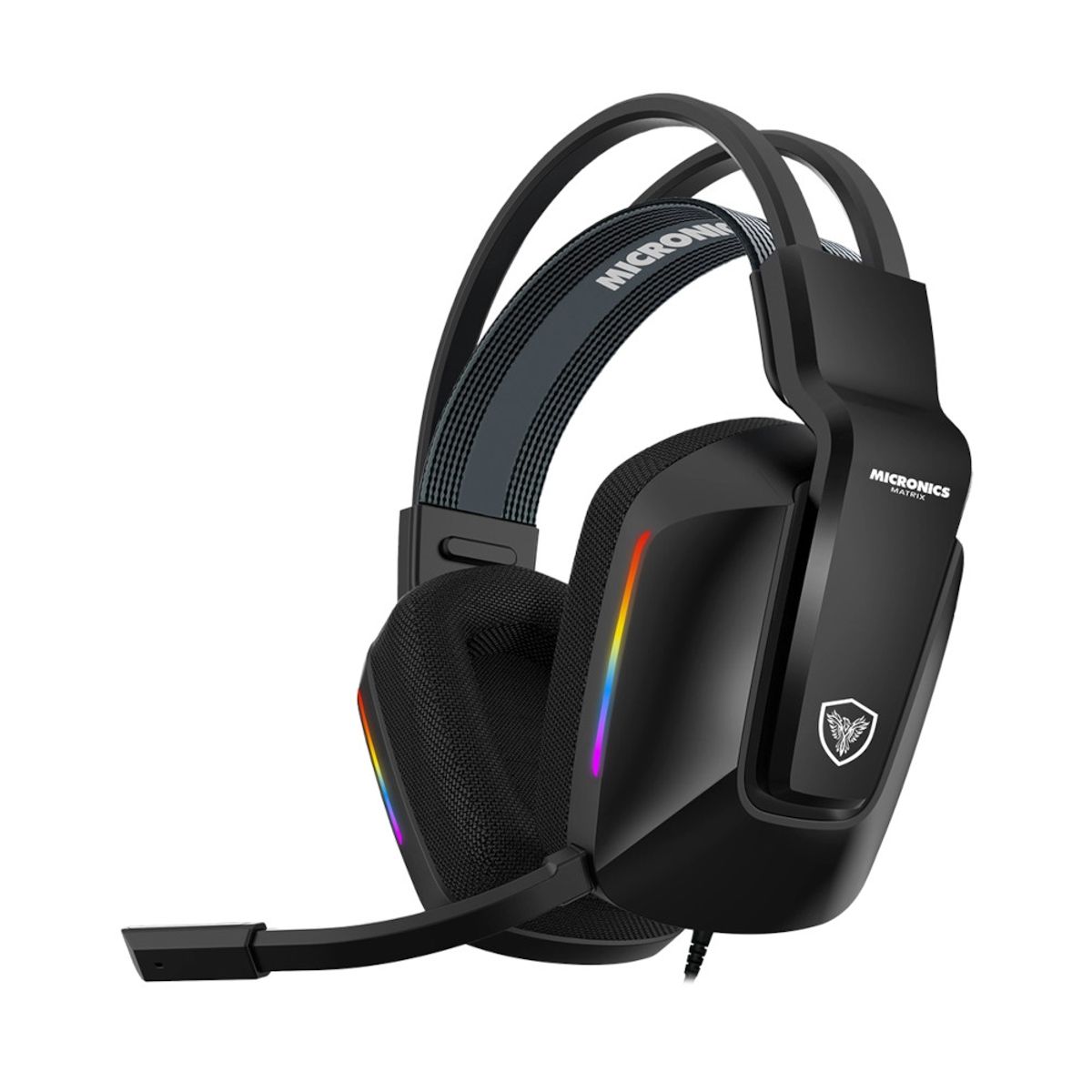 MICRONICS - Audífonos Gamer Micronics Matrix MIC-HG808 RGB con Micrófono USB