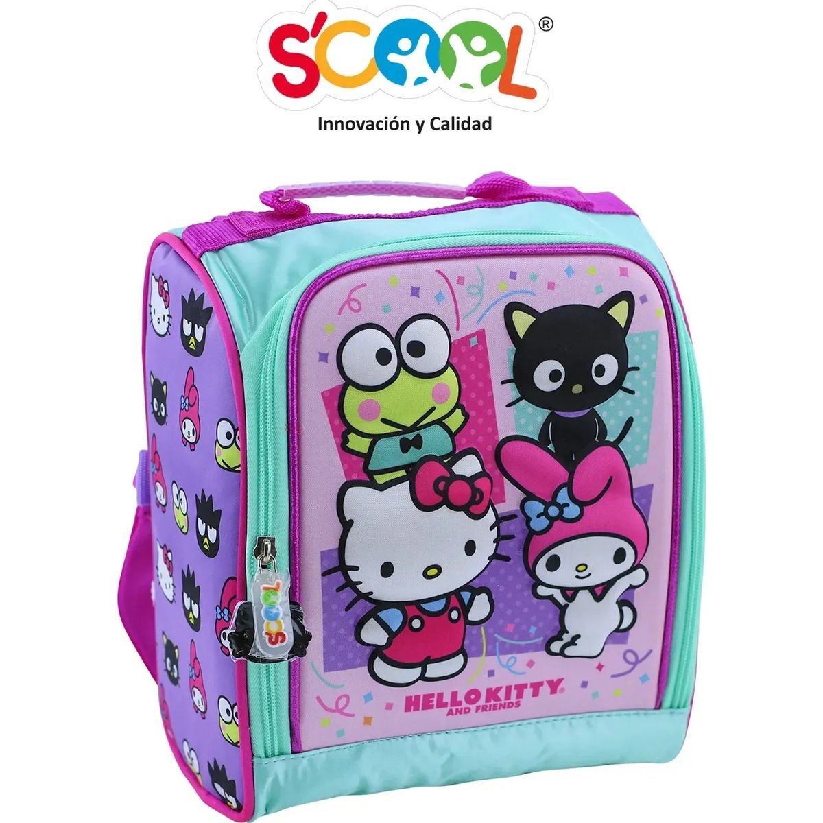 SCOOL - LONCHERA SCOOL MAGIC 3D SATIN HELLO KITTY & FRIENDS