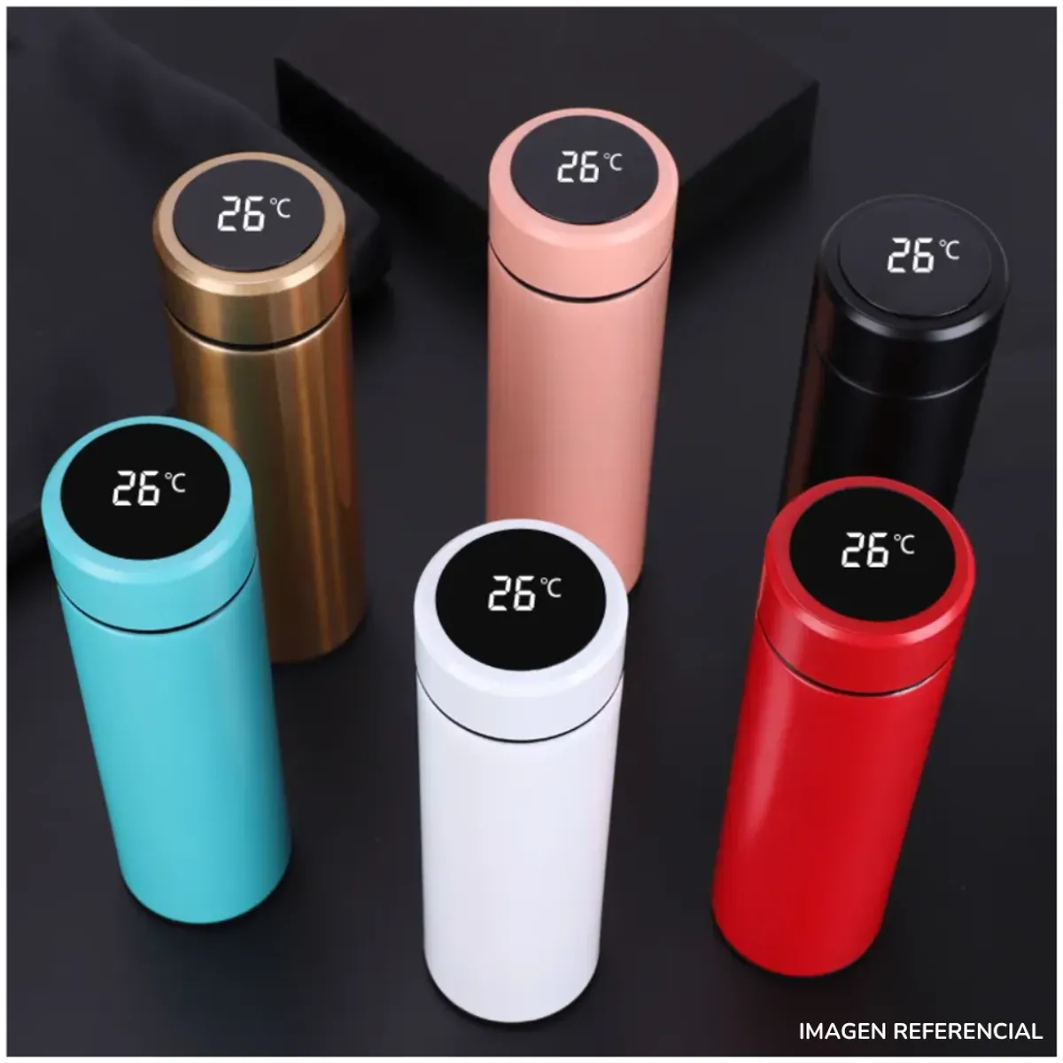 INSPIRA MARKET - Termo inteligente digital pantalla táctil 500ml