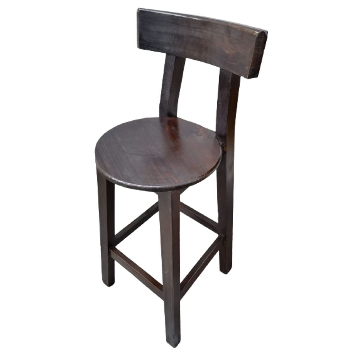 START FG - Banco alto de madera silla alta Restaurante en Marron