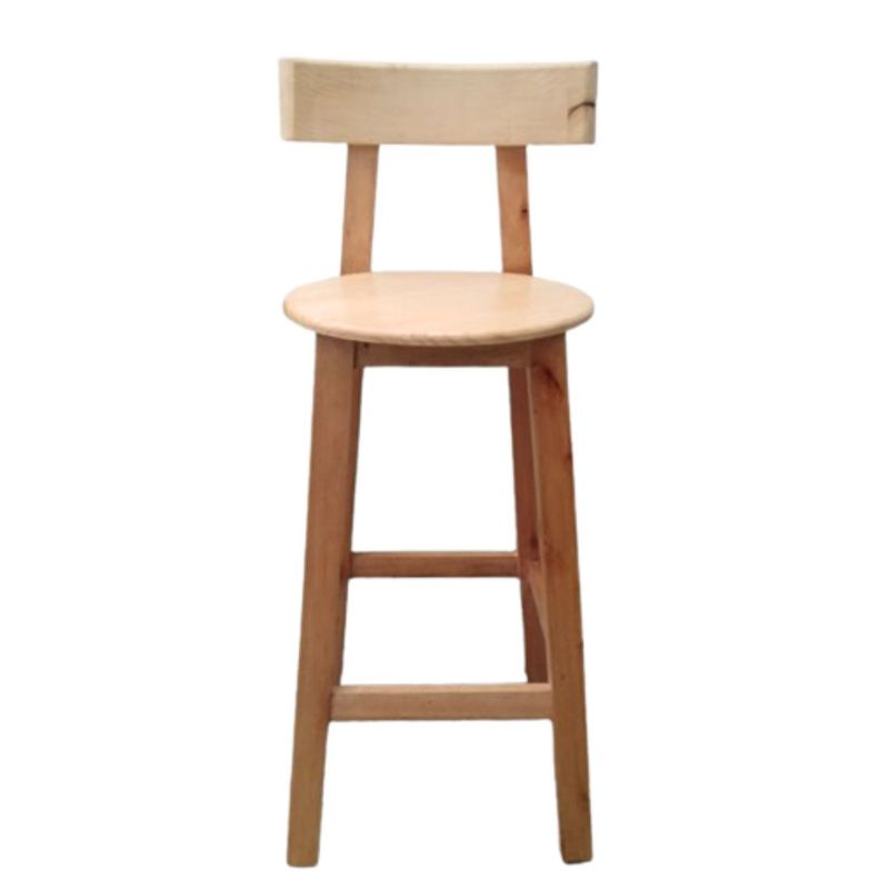 START FG - Silla Banco Alta de Madera Pino Natural 95cm  Diseño Elegante