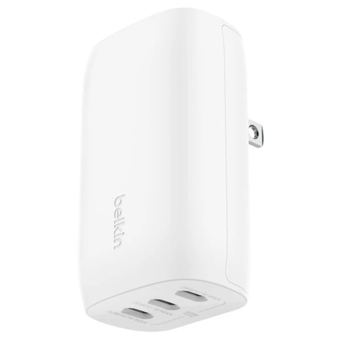 BELKIN - Cargador de pared trible de 67 W BELKIN COLOR BLANCO