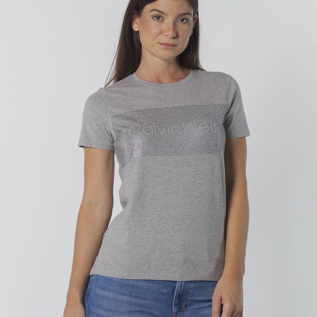 CALVIN KLEIN - CAMISETA  RHNSTNE HTFX BAR LGO