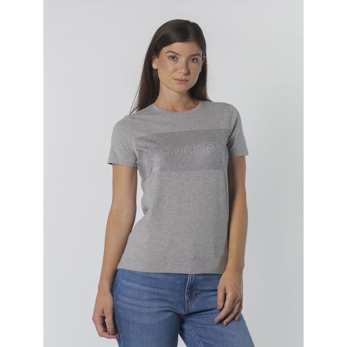 CALVIN KLEIN - CAMISETA  RHNSTNE HTFX BAR LGO