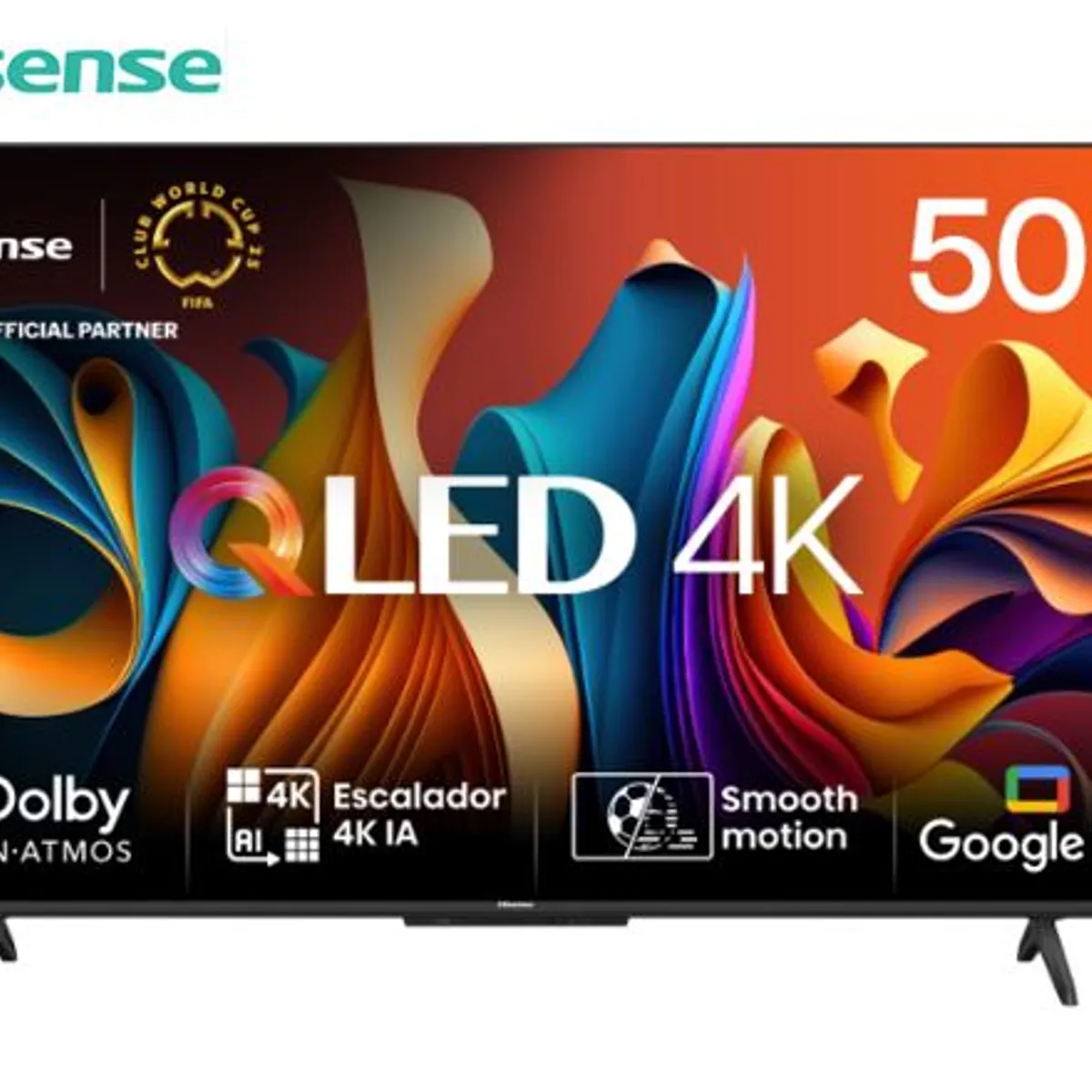 HISENSE - TV HISENSE 50 QLED UHD 4K 50Q6N GOOGLE
