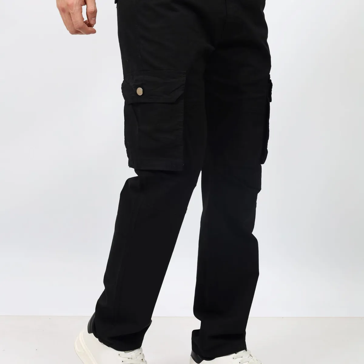 QH - Pantalón Cargo Hombre  Tela Paper Touch