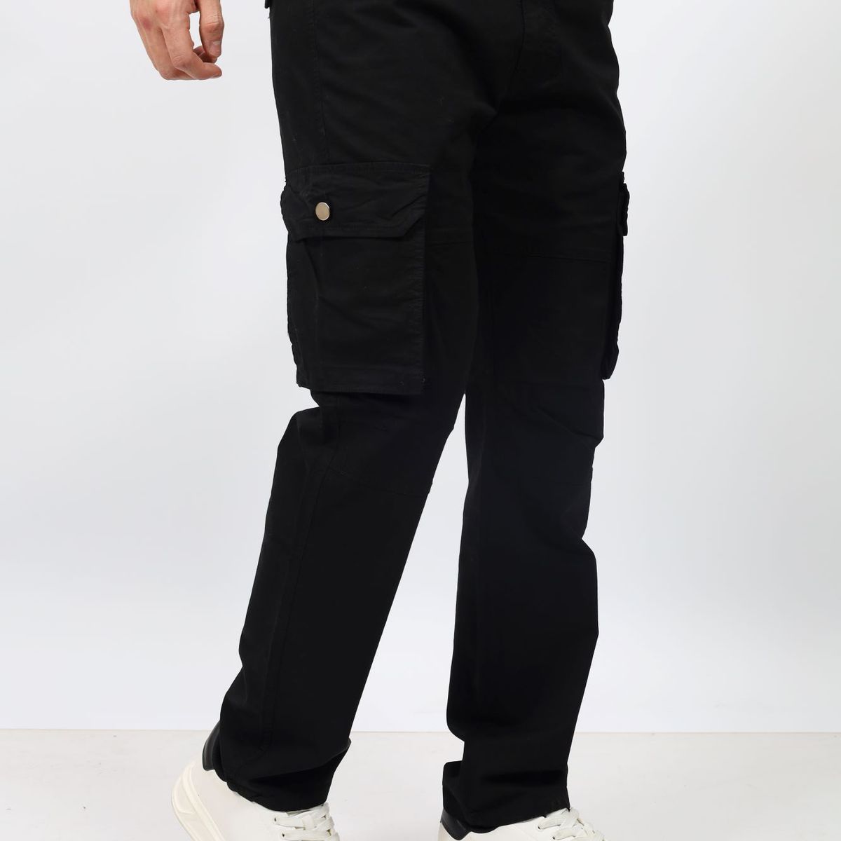 QH - Pantalón Cargo Hombre  Tela Paper Touch