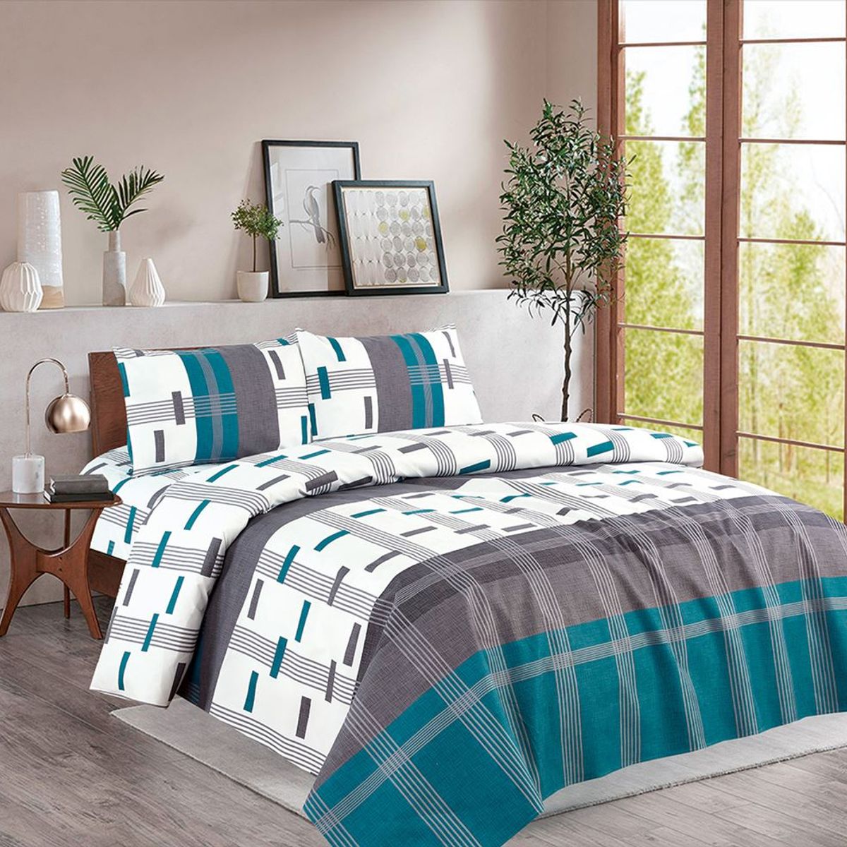 CASATEX - Juego de Sábanas Estampada 3000 Hilos Casatex - 2 PLZ