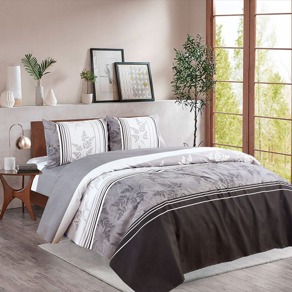 CASATEX - Juego de Sábanas Estampada 3000 Hilos Casatex - 2 PLZ