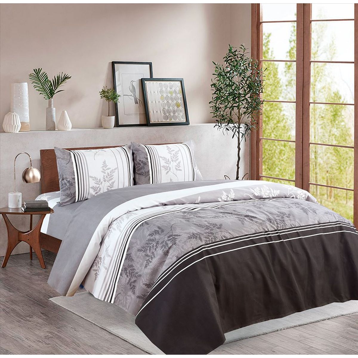 CASATEX - Juego de Sábanas Estampada 3000 Hilos Casatex - 2 PLZ