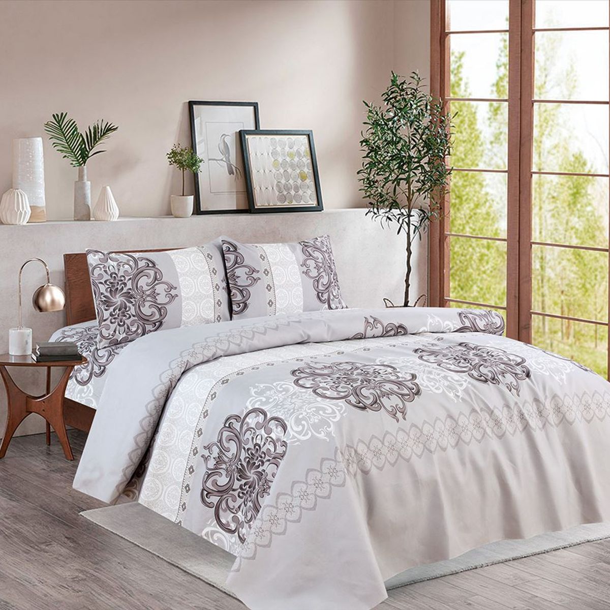 CASATEX - Juego de Sábanas Estampada 3000 Hilos Casatex - 2 PLZ