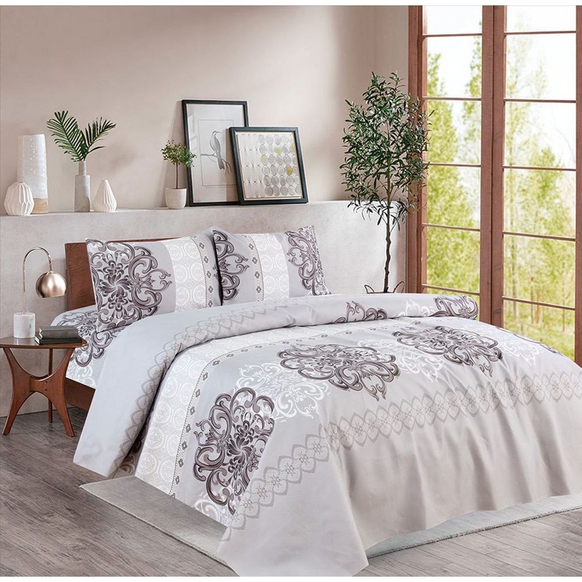 CASATEX - Juego de Sábanas Estampada 3000 Hilos Casatex - 2 PLZ