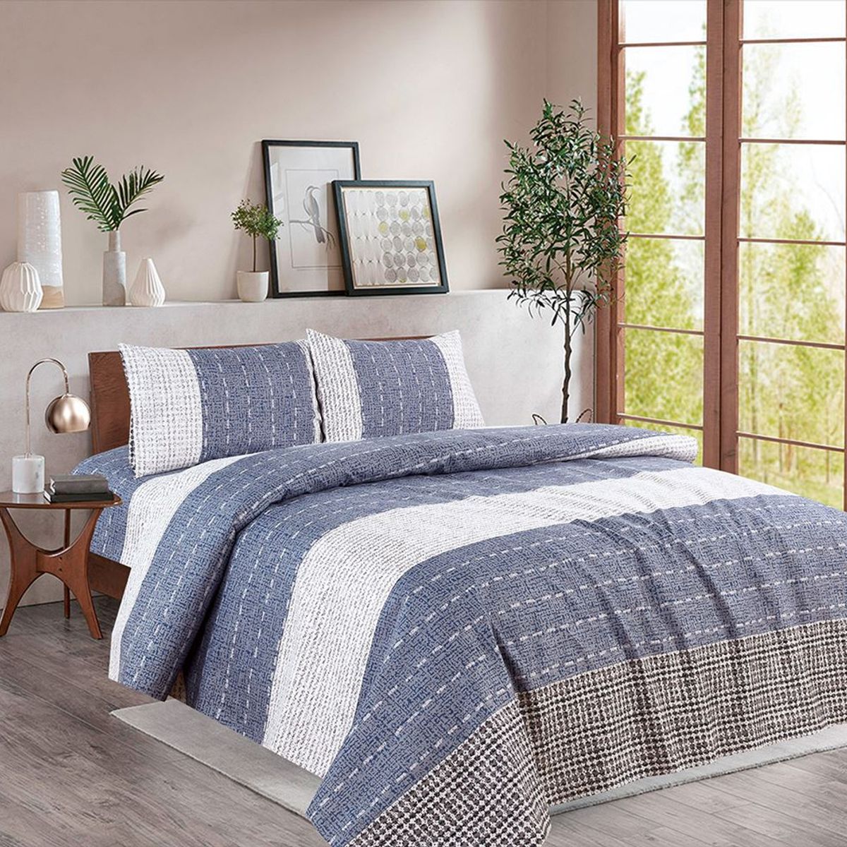 CASATEX - Juego de Sábanas Estampada 3000 Hilos Casatex - 2 PLZ