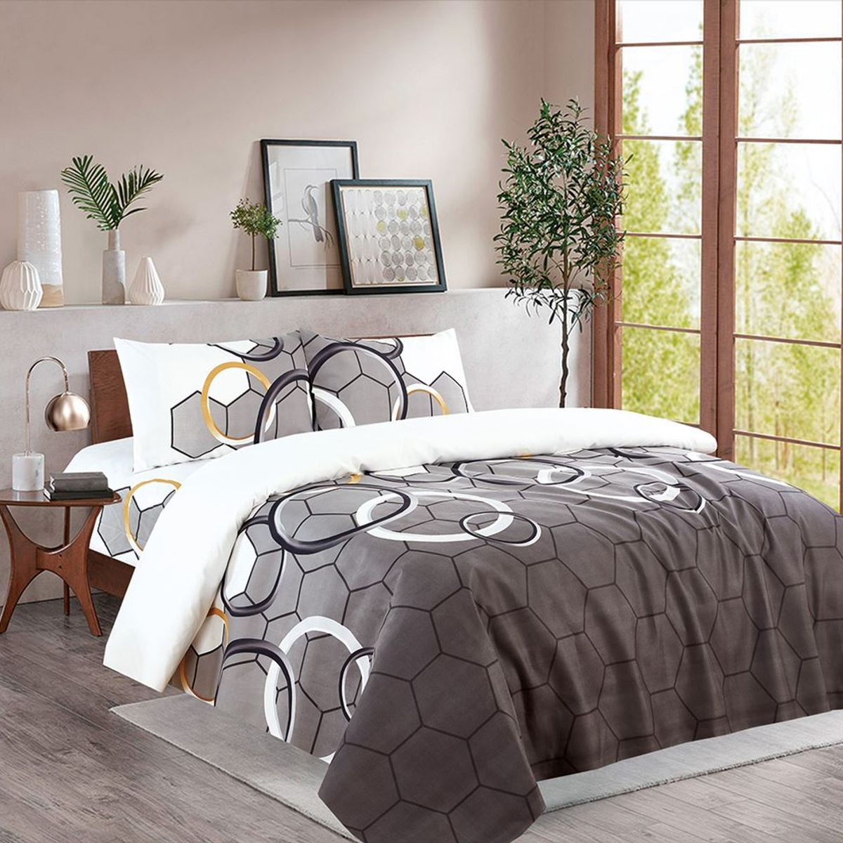 CASATEX - Juego de Sábanas Estampada 3000 Hilos Casatex - 2 PLZ