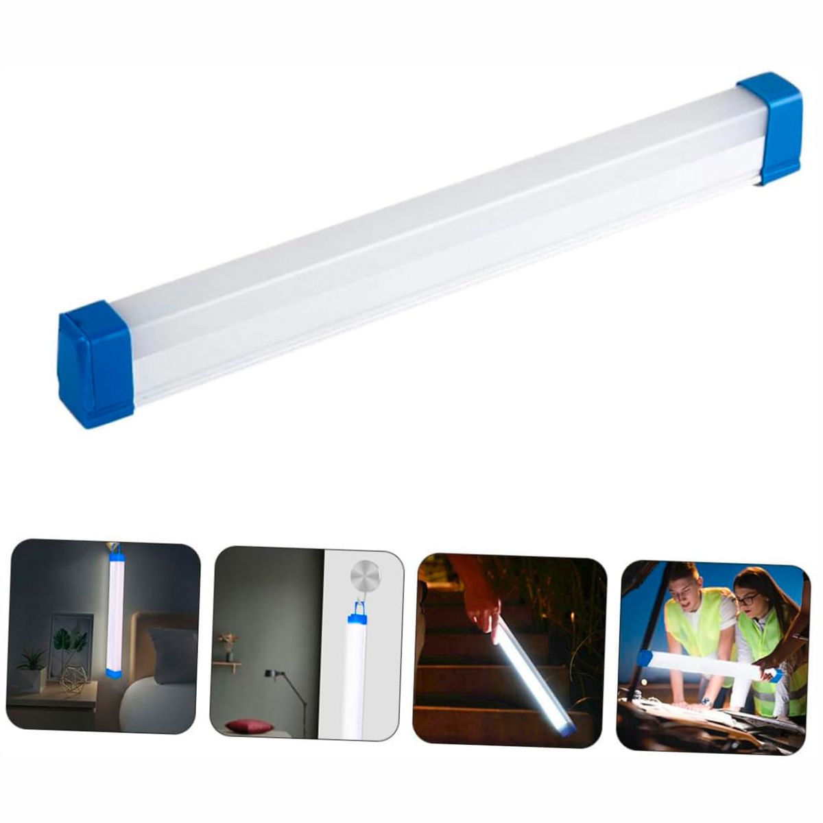 GENERICO - Lampara de Emergencia Tubo Led recargable 32 cm - Camping-Hogar