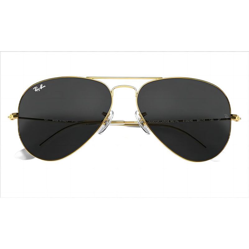 Lentes de Sol RB3025 Aviator Dorado Negro Polarizados RAY BAN