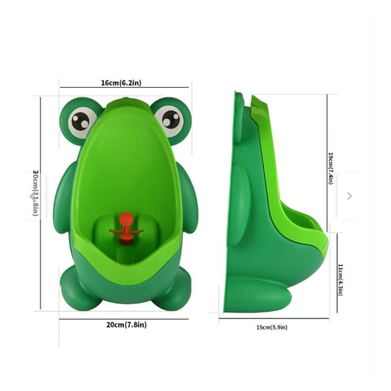 GENERICO - Urinario entrenamiento de Inodoro Modelo Sapito Verde - sapo