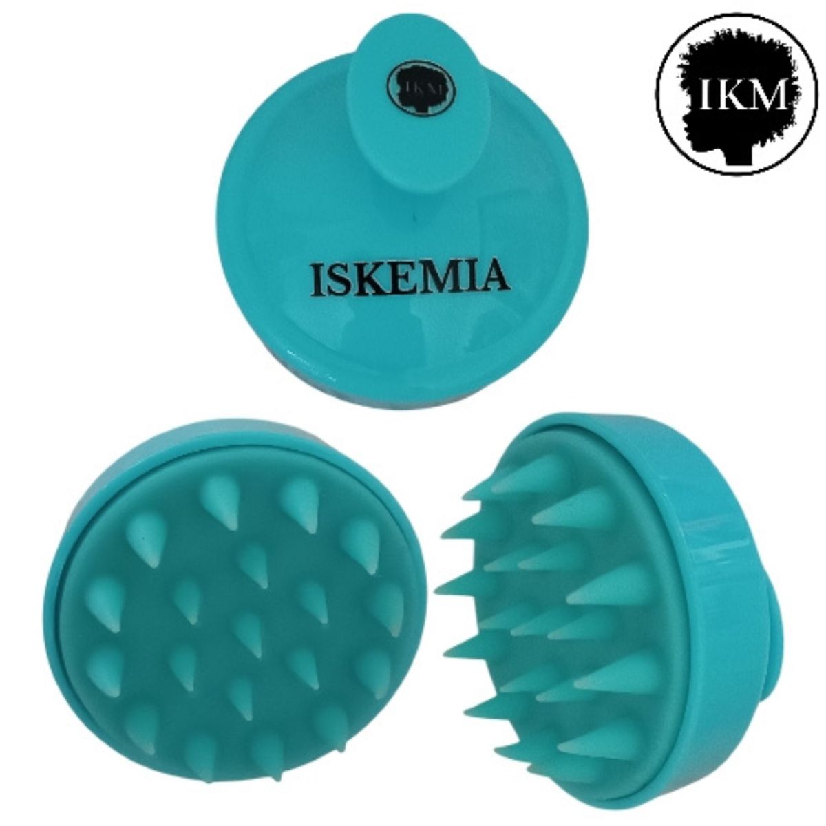 GENERICO - Cepillo Masajeador Capilar para limpieza de cabello en Turquesa