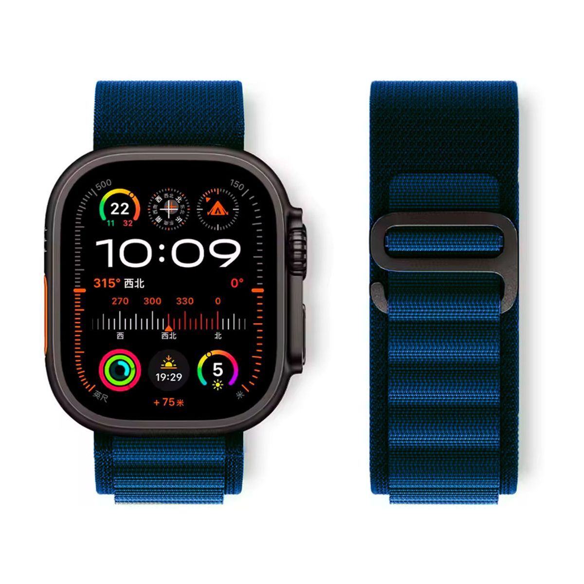 GENERICO - Correa para Apple Watch Ultra 2 Hebilla color Negro 49mm