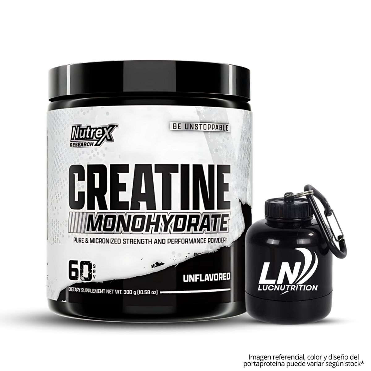 NUTREX RESEARCH - Creatina Nutrex Research 300 g micronizada + portaproteina