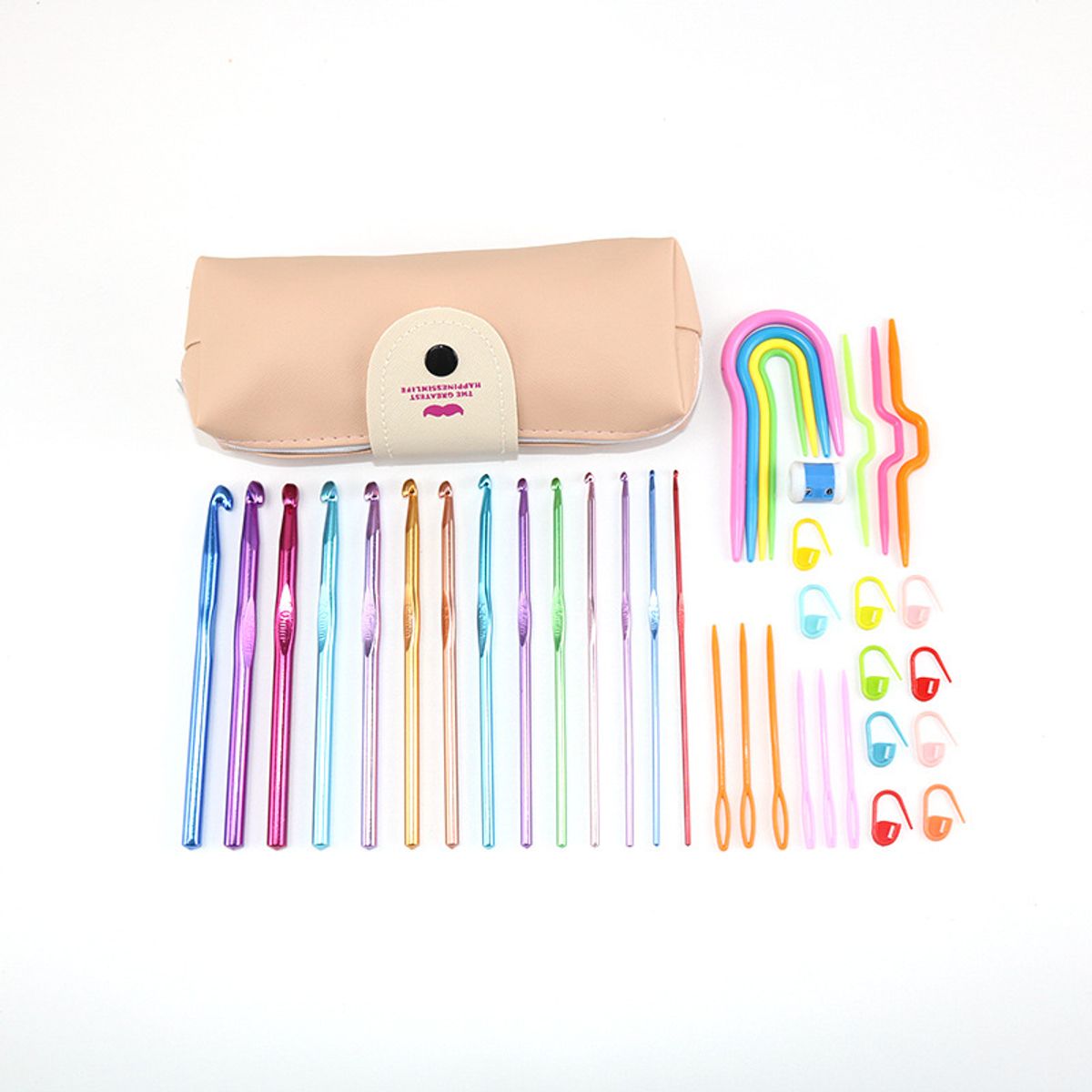 ZIMRAHYG - Set De Crochet Y Accesorios - Incluye Bolsa De Almacenaje