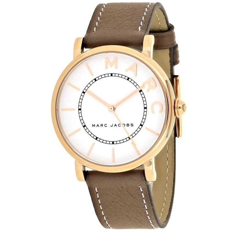 MARC JACOBS - Reloj Marc Jacobs Classic MJ1533 Cafe De Cuero Piel Para Mujer