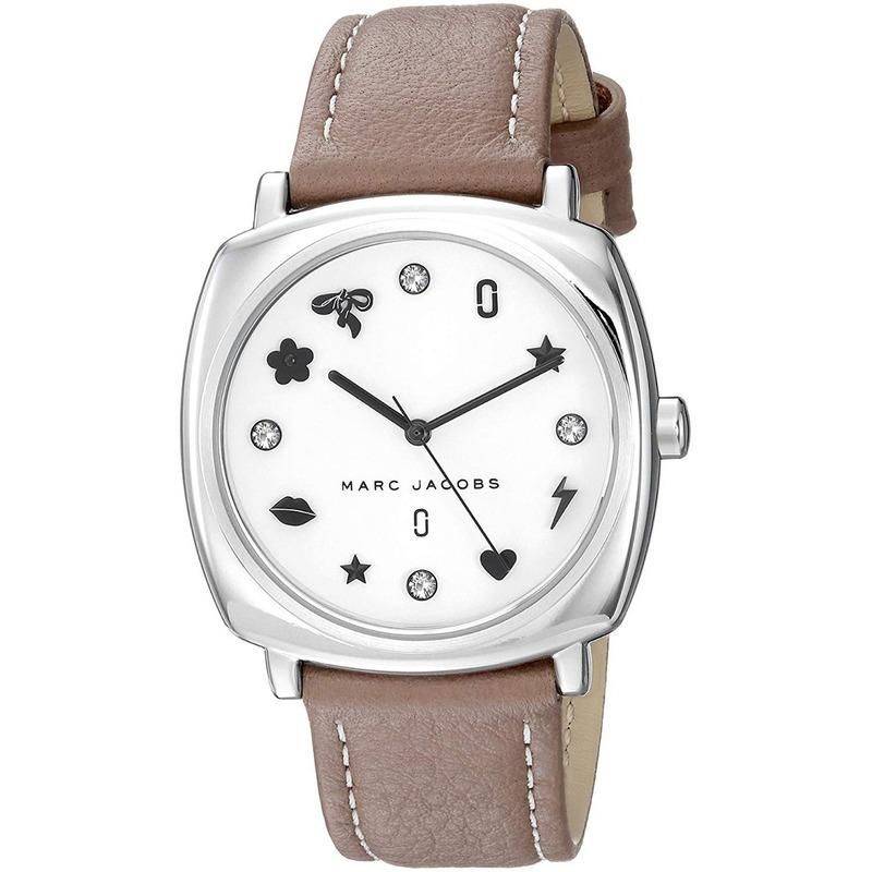 MARC JACOBS - Reloj Marc Jacobs Classic MJ1563 Cafe De Cuero Piel Para Mujer