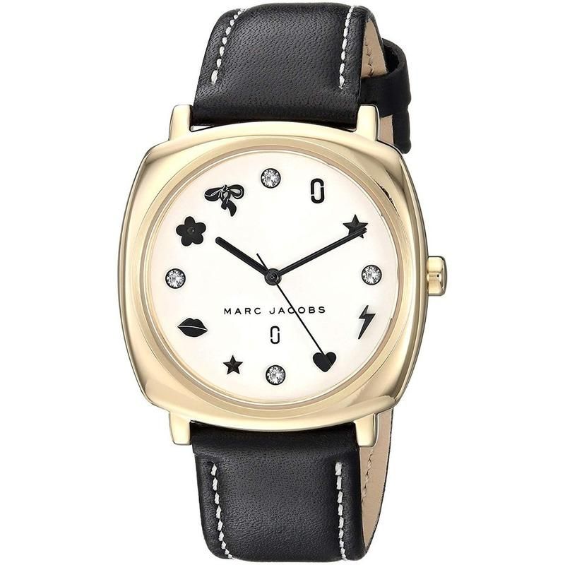 MARC JACOBS - Reloj Marc Jacobs Classic MJ1564 Negro De Cuero Piel Para Mujer