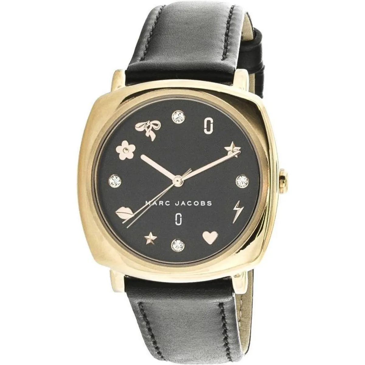 MARC JACOBS - Reloj Marc Jacobs Classic MJ1565 Negro De Cuero Piel Para Mujer