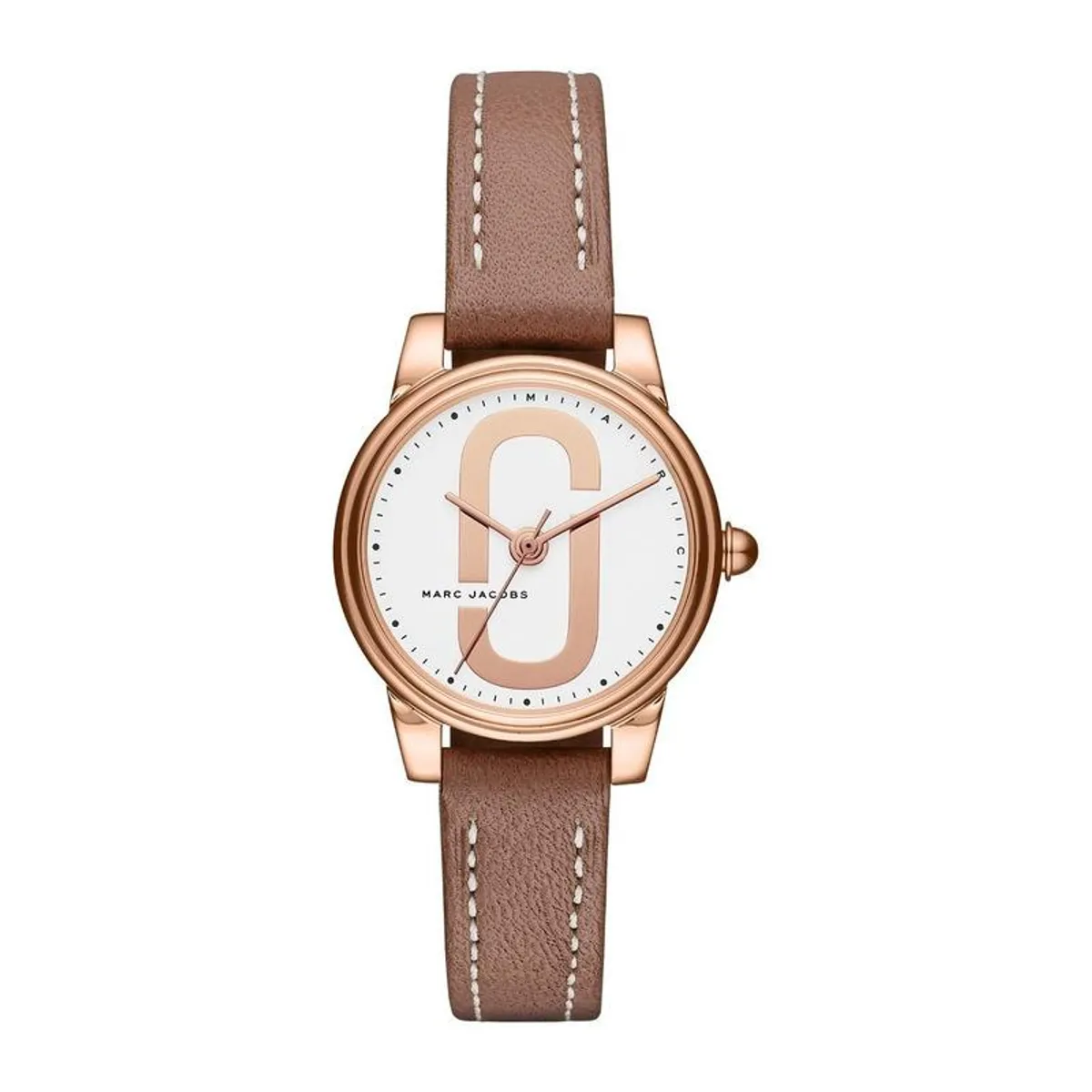 MARC JACOBS - Reloj Marc Jacobs Classic MJ1581 Cafe De Cuero Piel Para Mujer