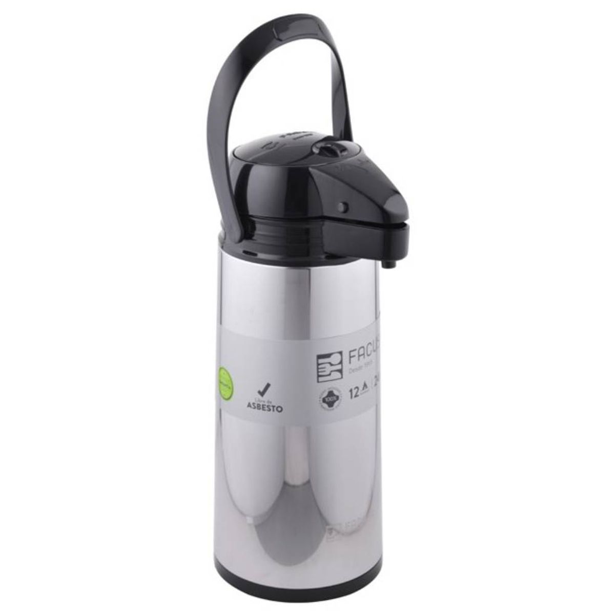 FACUSA - TERMO 1.9 LT SIFON A.C INOX BRILLANTE