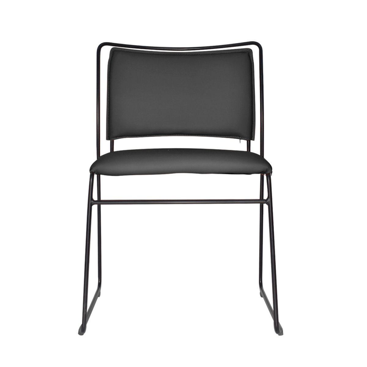 OFIDEAS - Silla De Visita Fija Interlocutor Tred Negro Ofideas