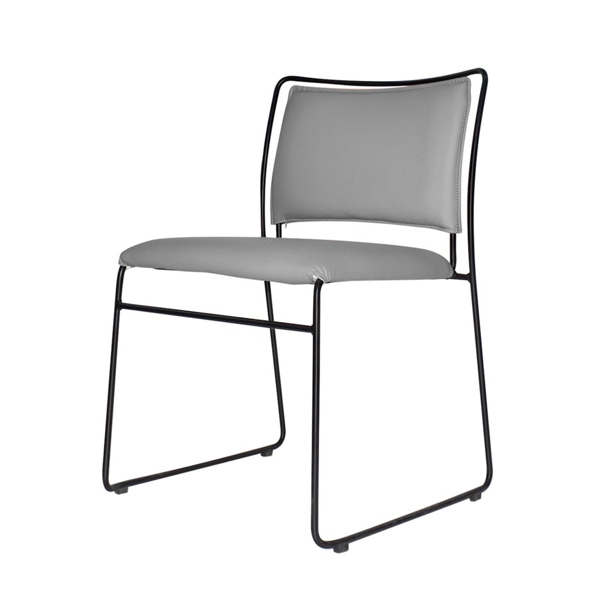 OFIDEAS - Silla De Visita Fija Interlocutor Tred Gris Ofideas