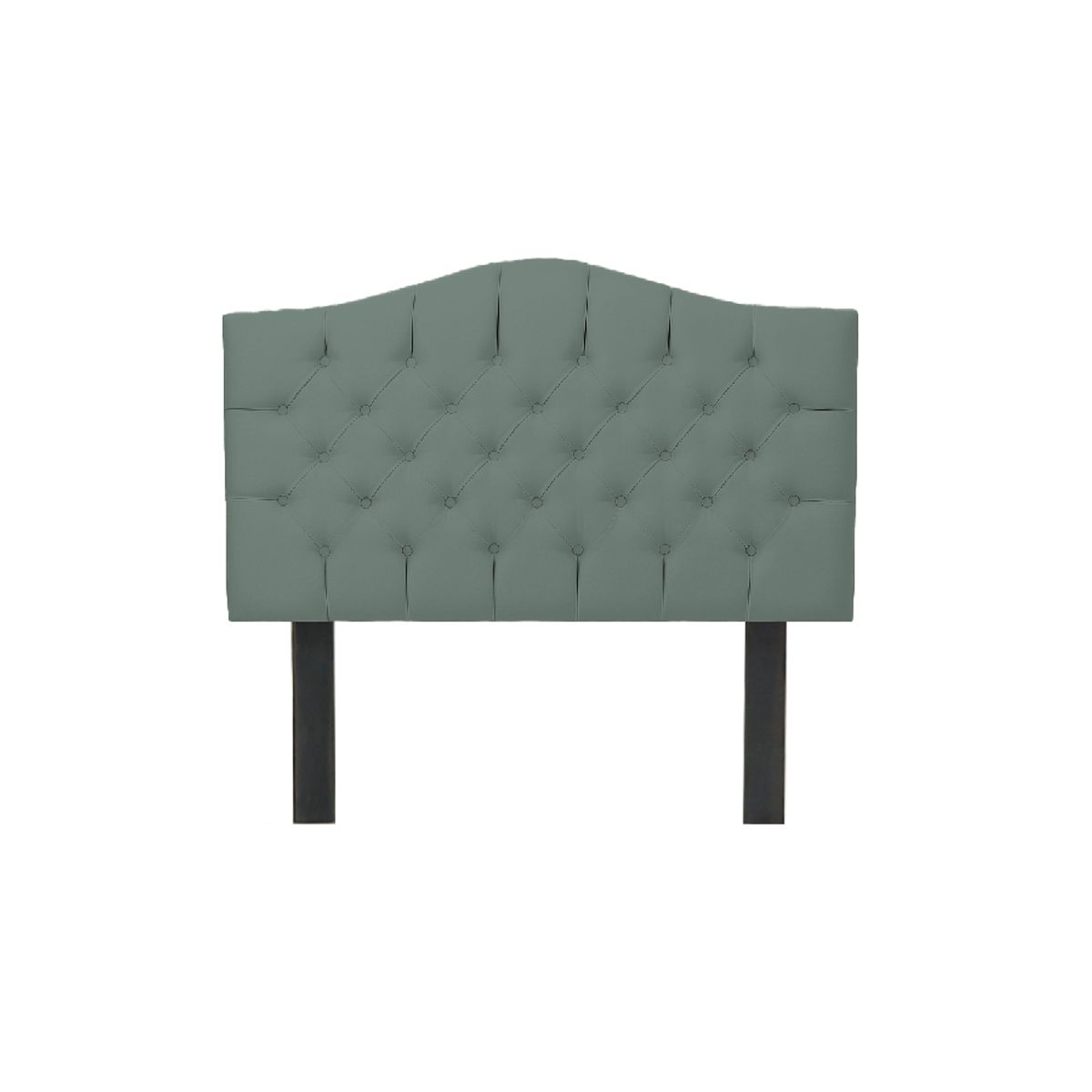 MUEBLES MACRUMO - Combo Cama tapizada Varsovia Gris oscuro King + Colchon + Almohada