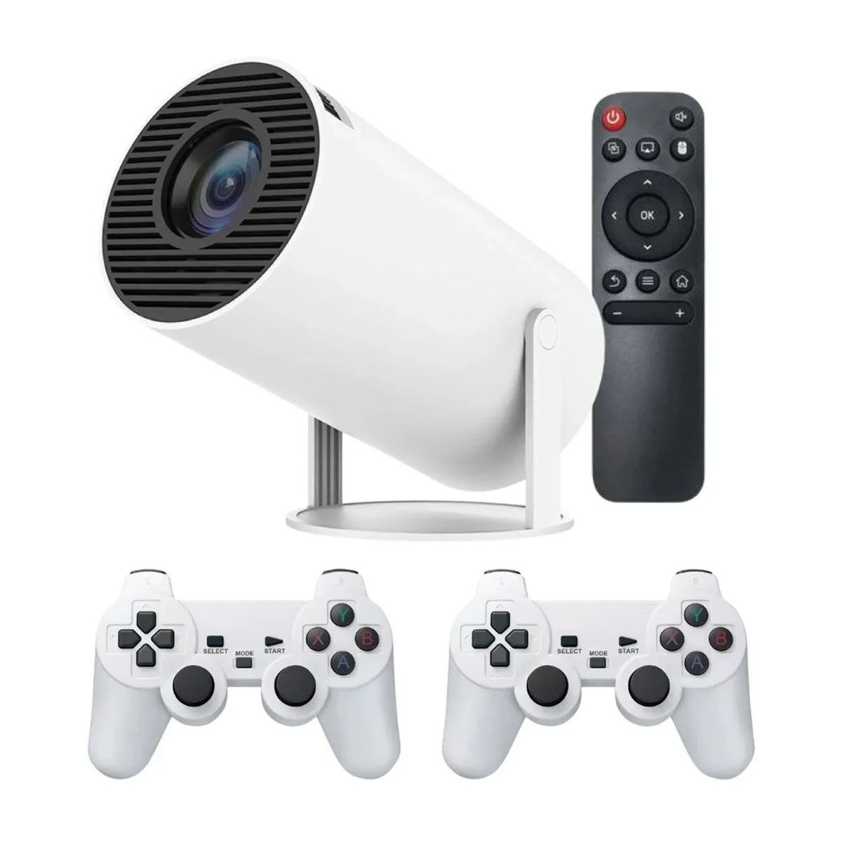 GENERICO - Proyector Gamer 2.4 Wireless con 2 mandos